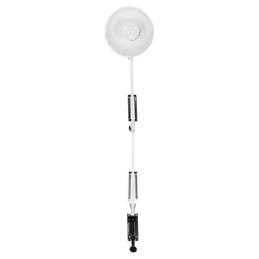 DEON, desk lamp, 10W, E27, steel, white